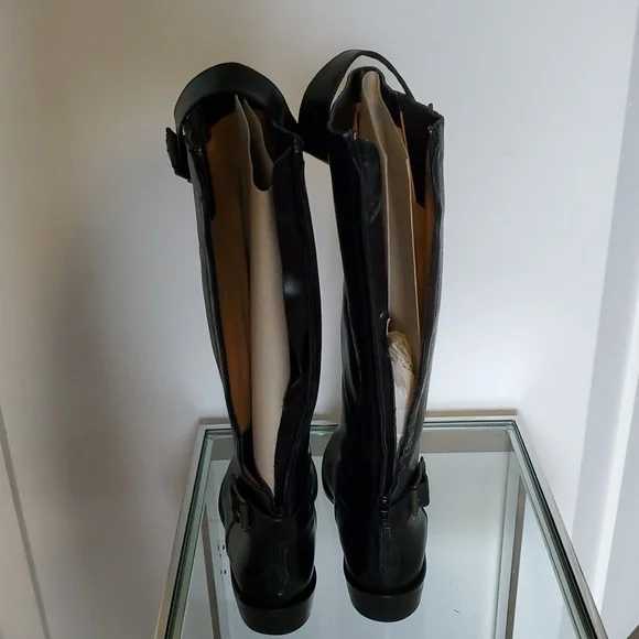LOVE David & Richard women’s Black Leather boots Made In Italy Size 40 (10)NWOB - Picture 5 of 11